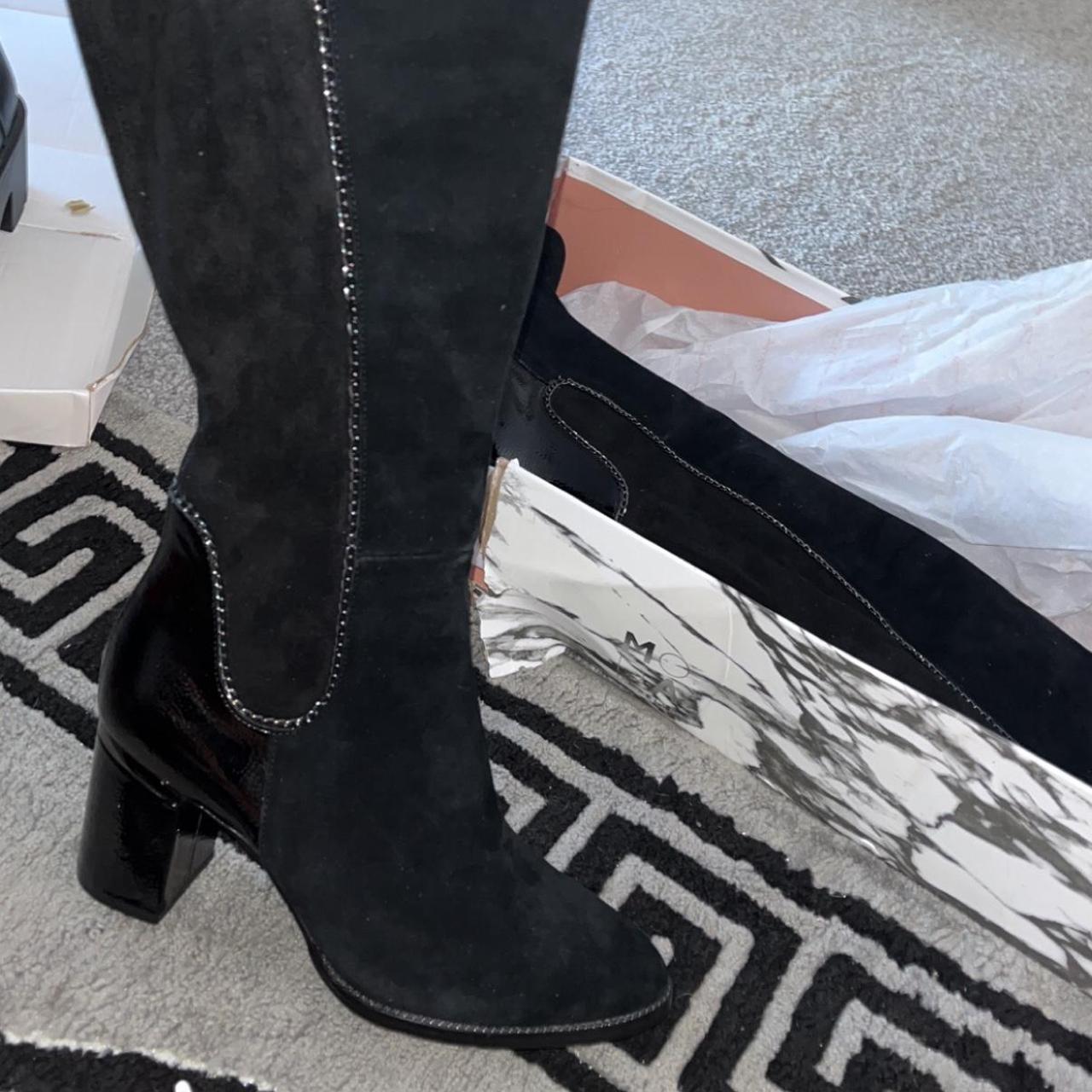 Moda In Pelle Women's Black Boots | Depop