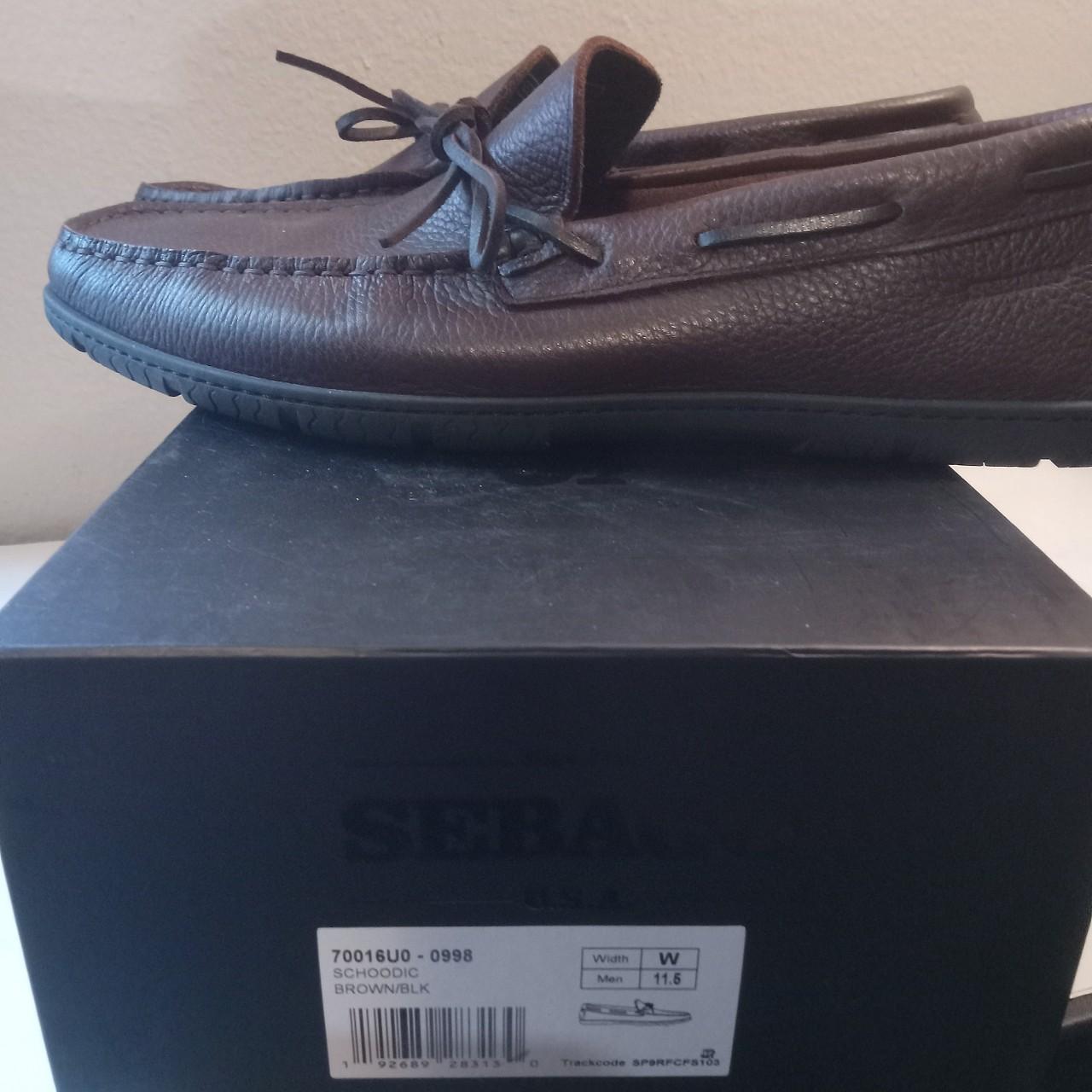 Men Sebago flat Loafer shoes. Size 11.5W. Color... Depop