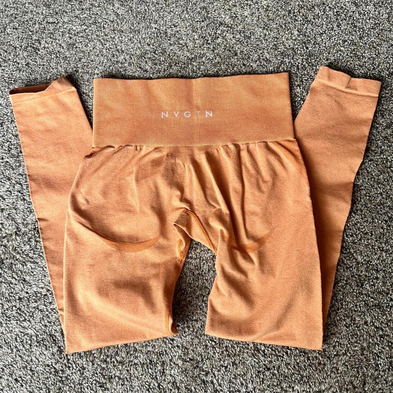 NVGTN Leggings Orange size small Depop