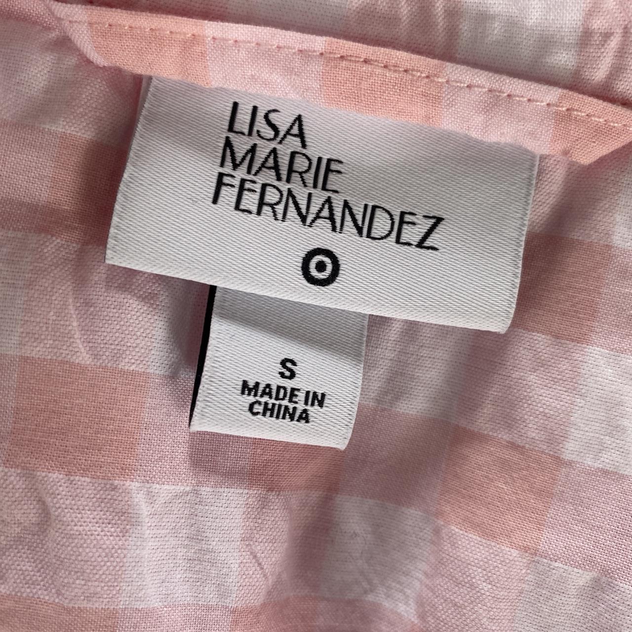 Lisa Marie Fernandez + Target Pink & White Gingham... - Depop