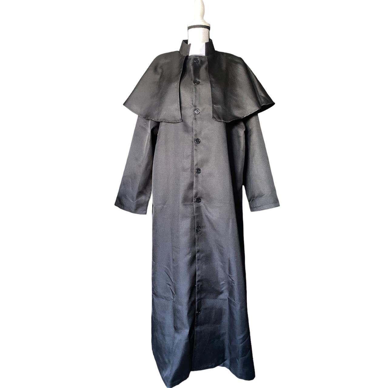 Priest Robe Halloween Costume Adult Sz L/XL Black... - Depop