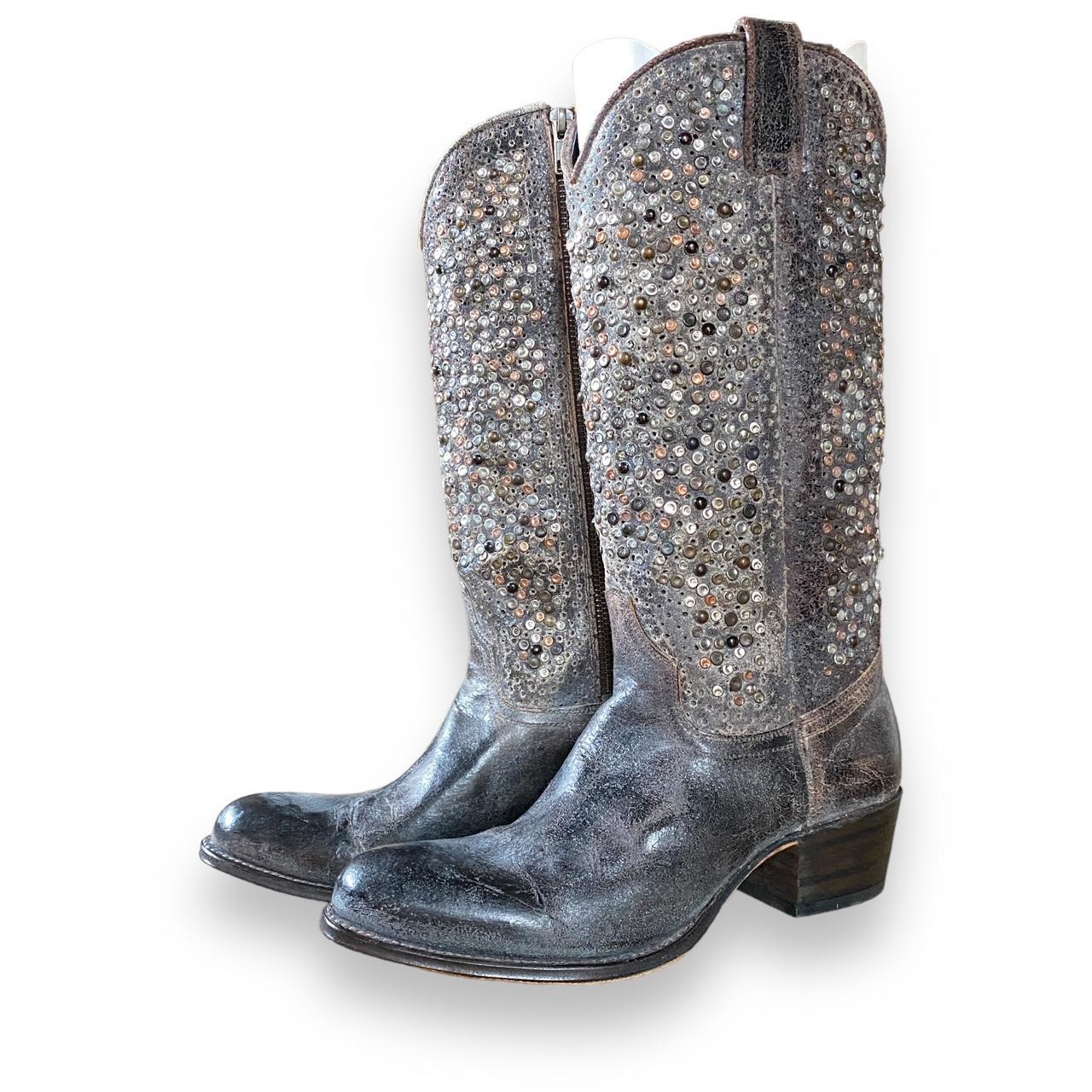 Frye deborah shop studded tall