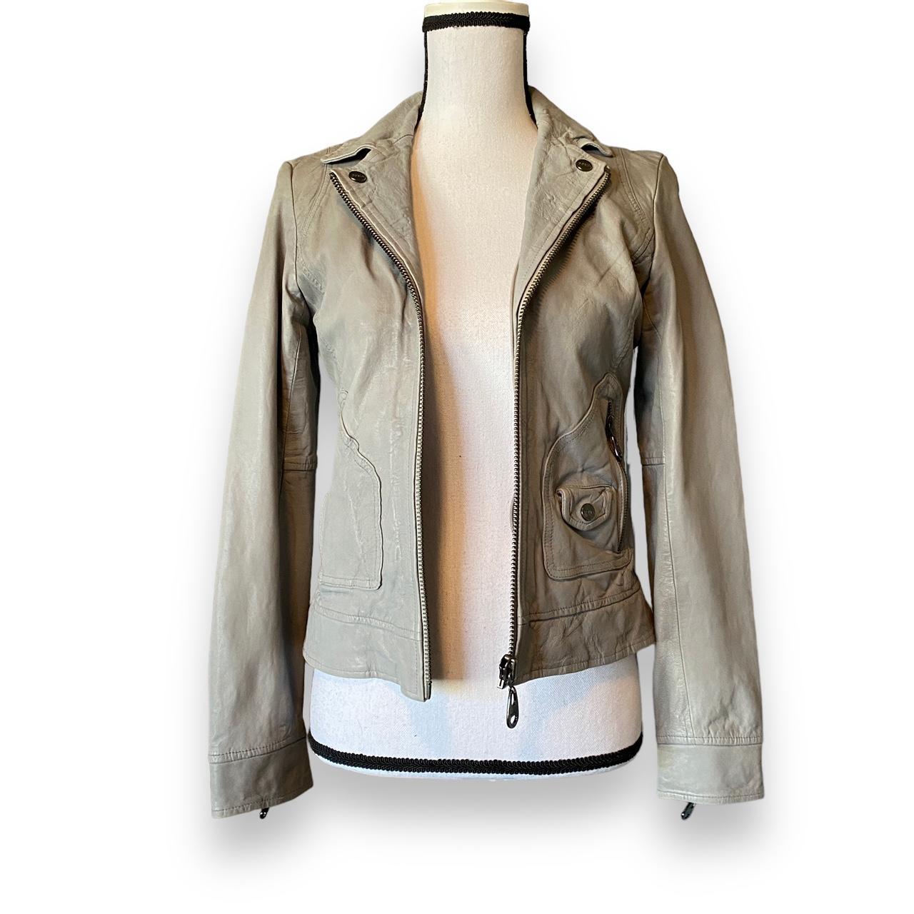 DOMA Clash moto inspired jacket with detachable Depop