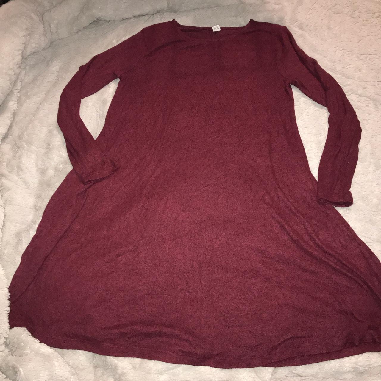 Burgundy dress old sales navy