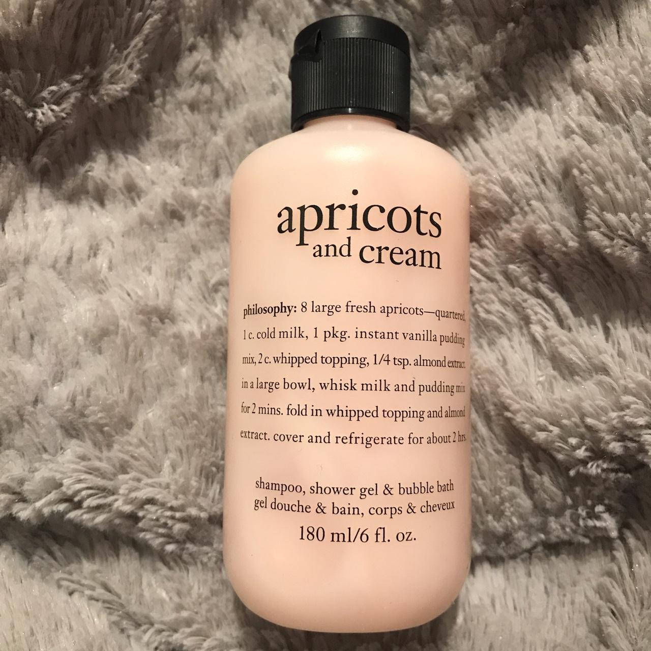 Apricots and cream shower product can be used... Depop