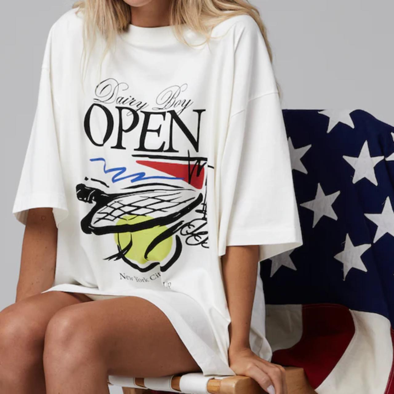 Dairy Boy US Open Tennis tee, NYC popup exclusive,... Depop