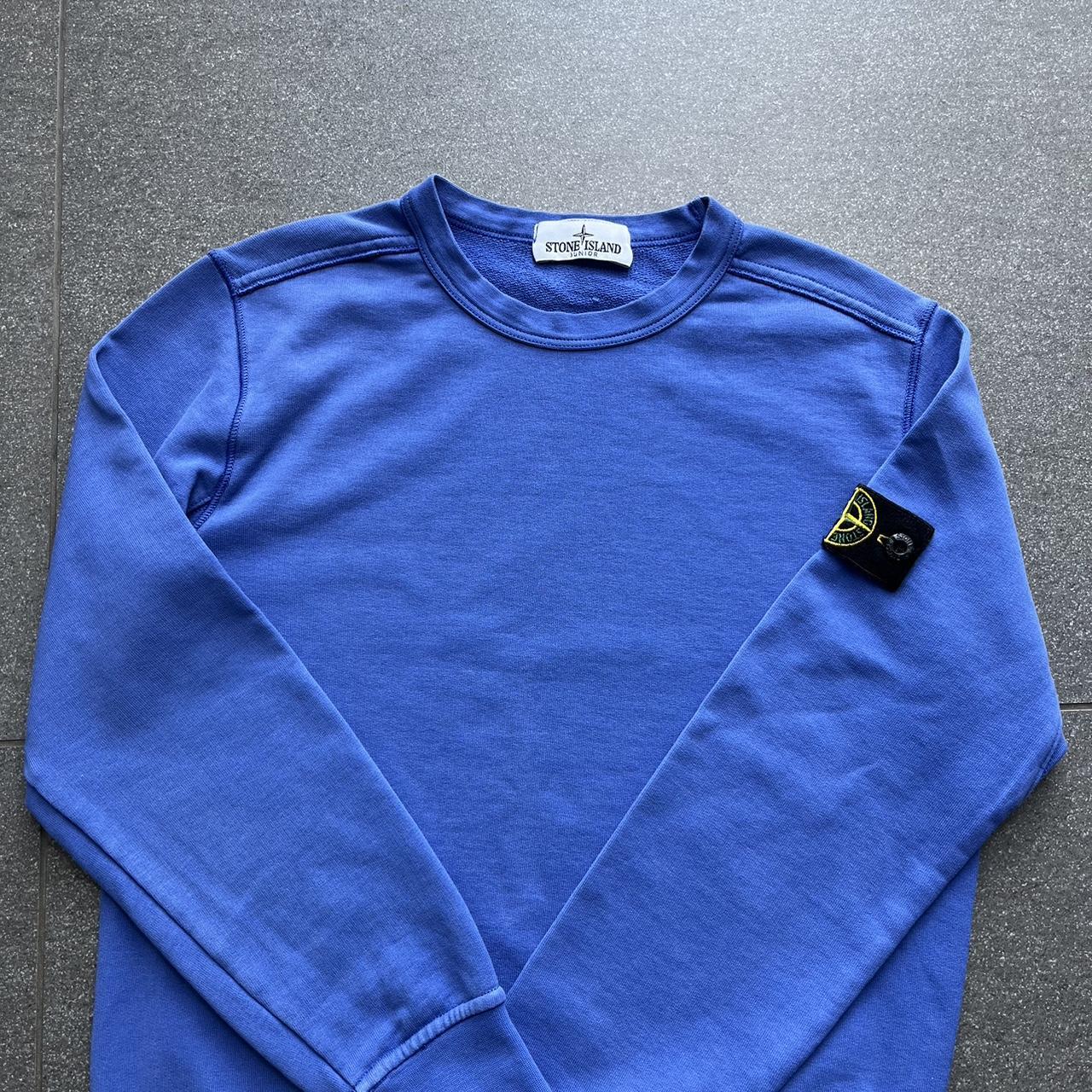 Stone Island Junior Blue Jumper | Depop