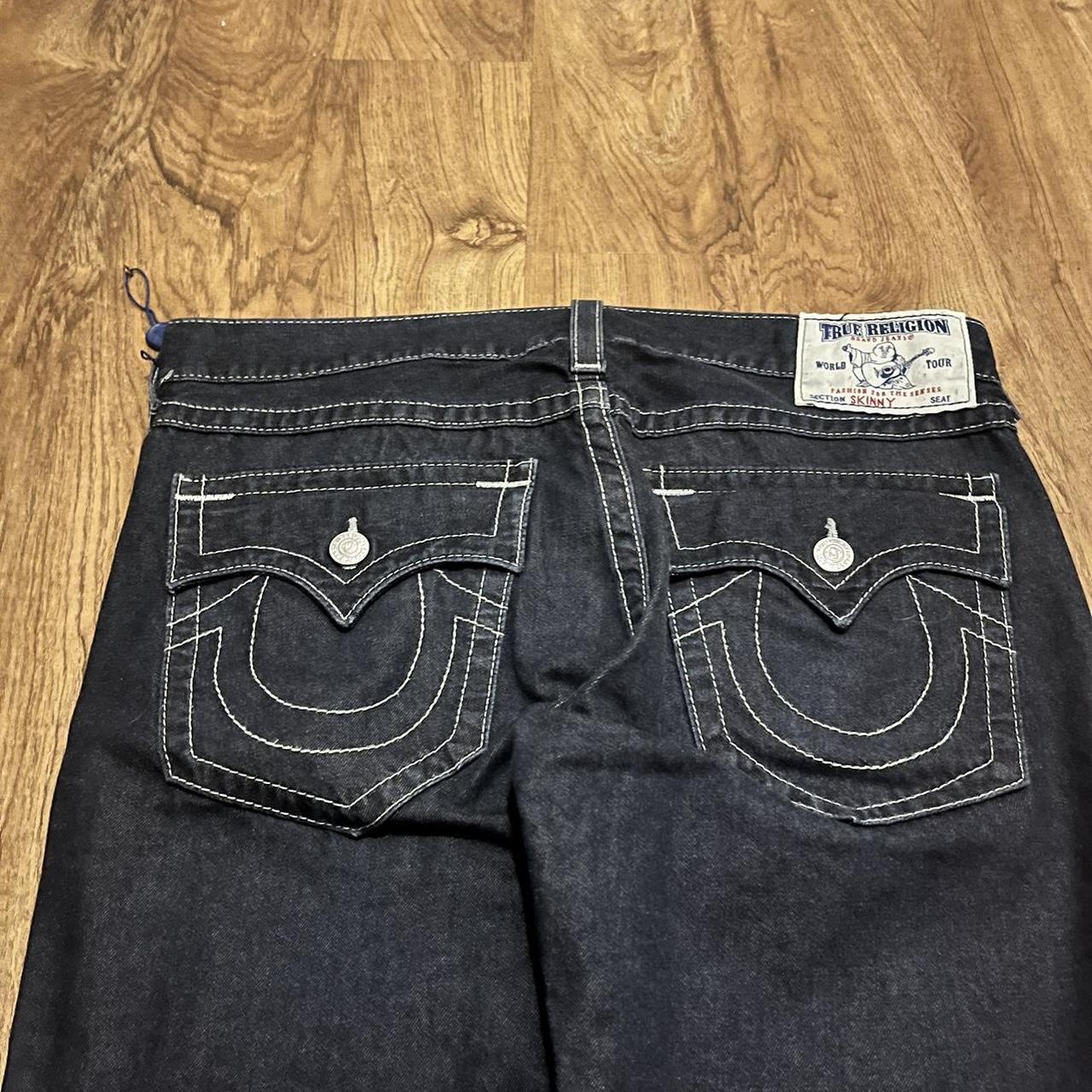 true religion skinny jeans 38X32 leg opening 8 in... - Depop
