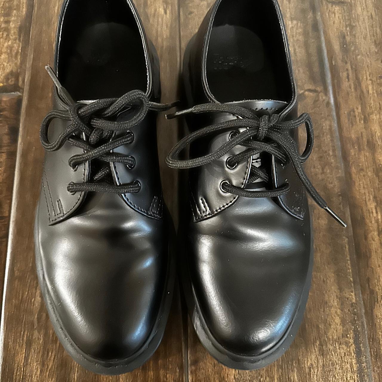 Dr. Martens 1461 Mono Smooth Leather Oxford Shoes,... - Depop