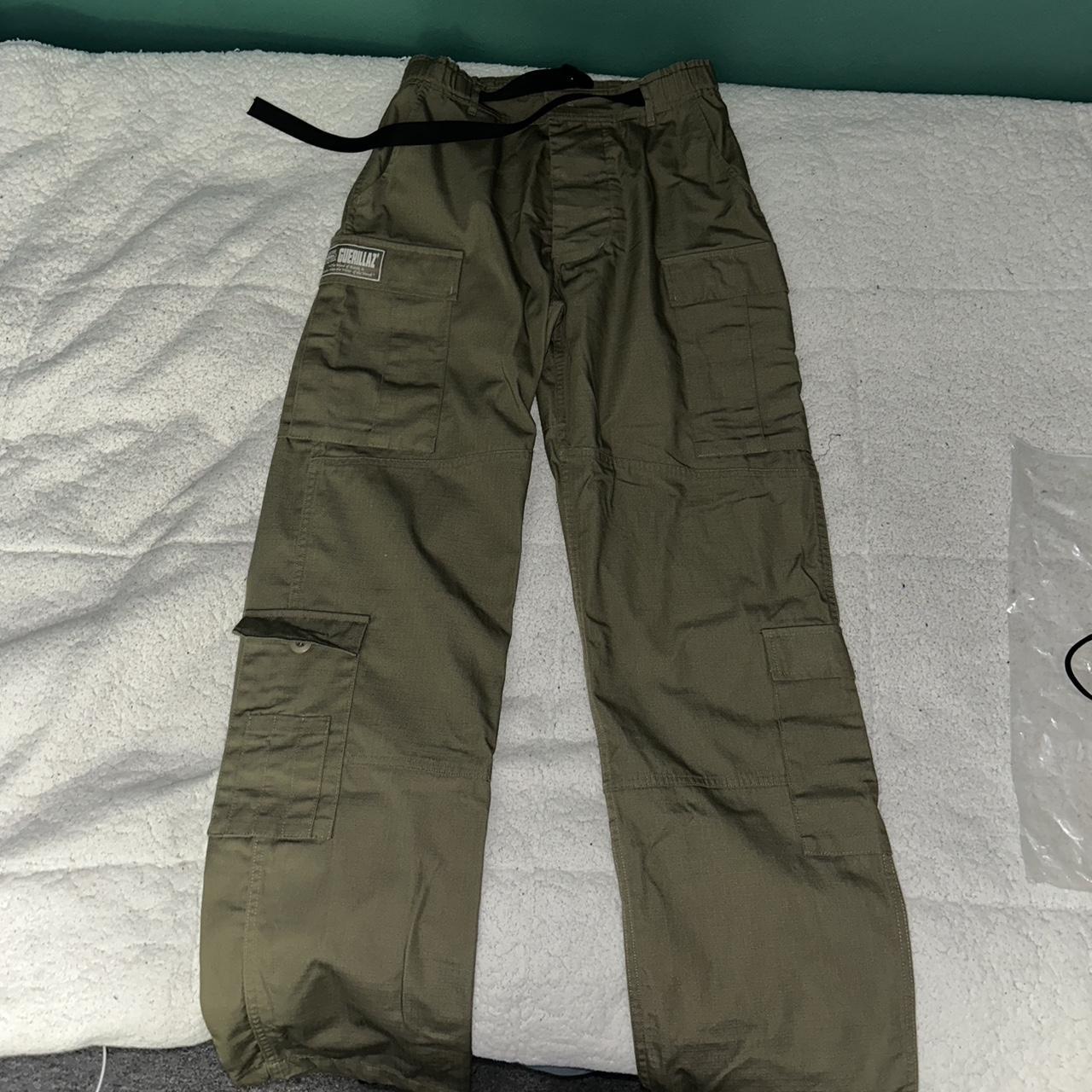 Corteiz Guerillaz Cargo Pants Tonal Khaki