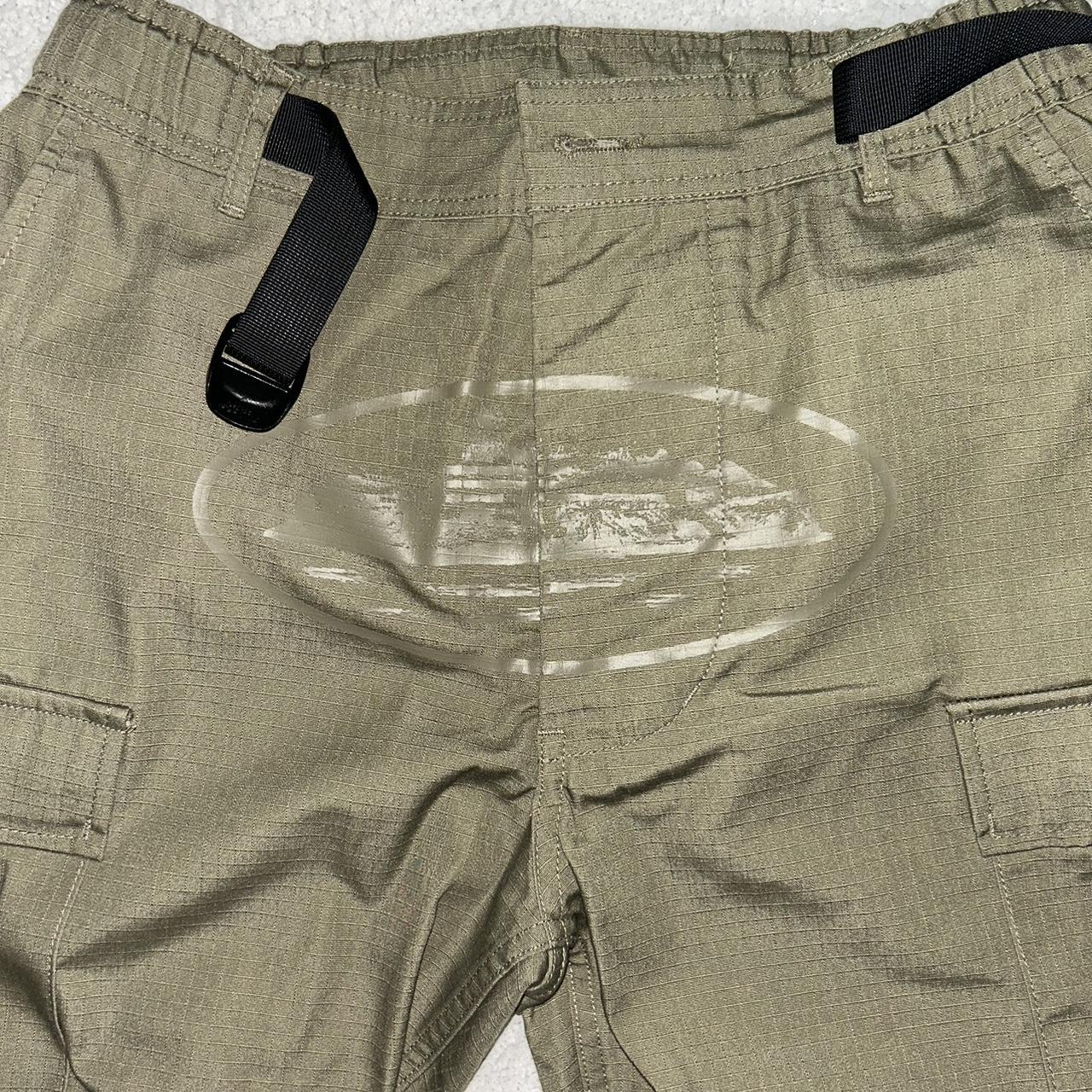 Corteiz Tonal Green Guerillaz Cargo Pants Size | Depop