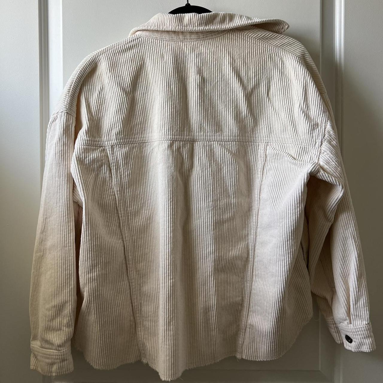 OffWhite Corduroy Jacket from Zara 🧸 a shacket... Depop
