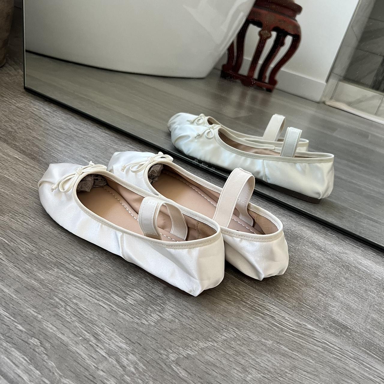 Women's White Balletshoes Depop