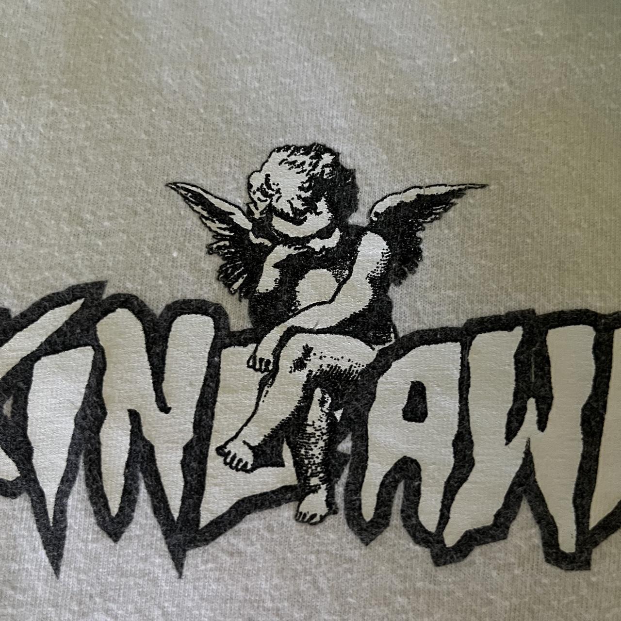 white fucking awesome tee sickk design on the | Depop