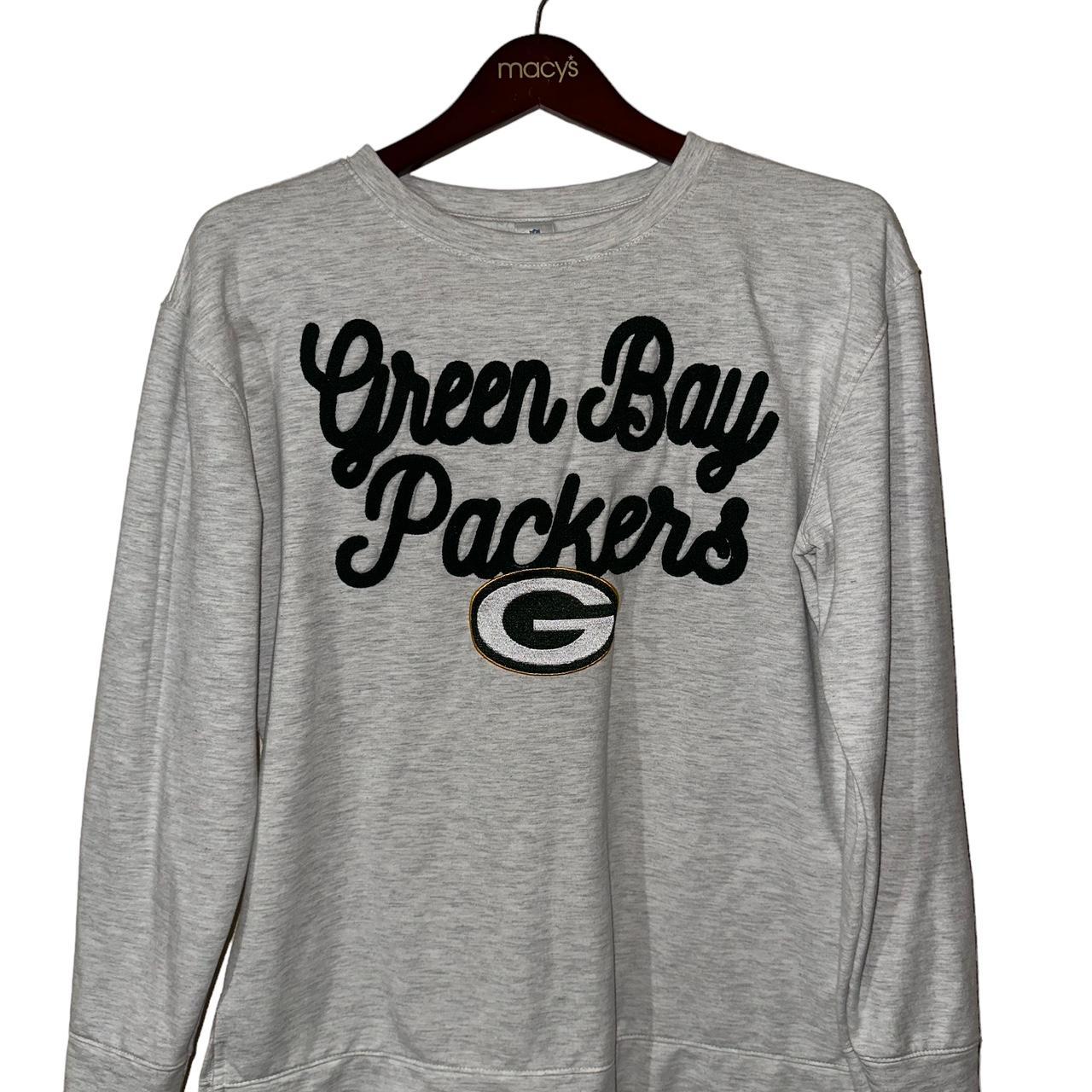 greenbay packers crewneck sweatshirt nfl pro line - Depop