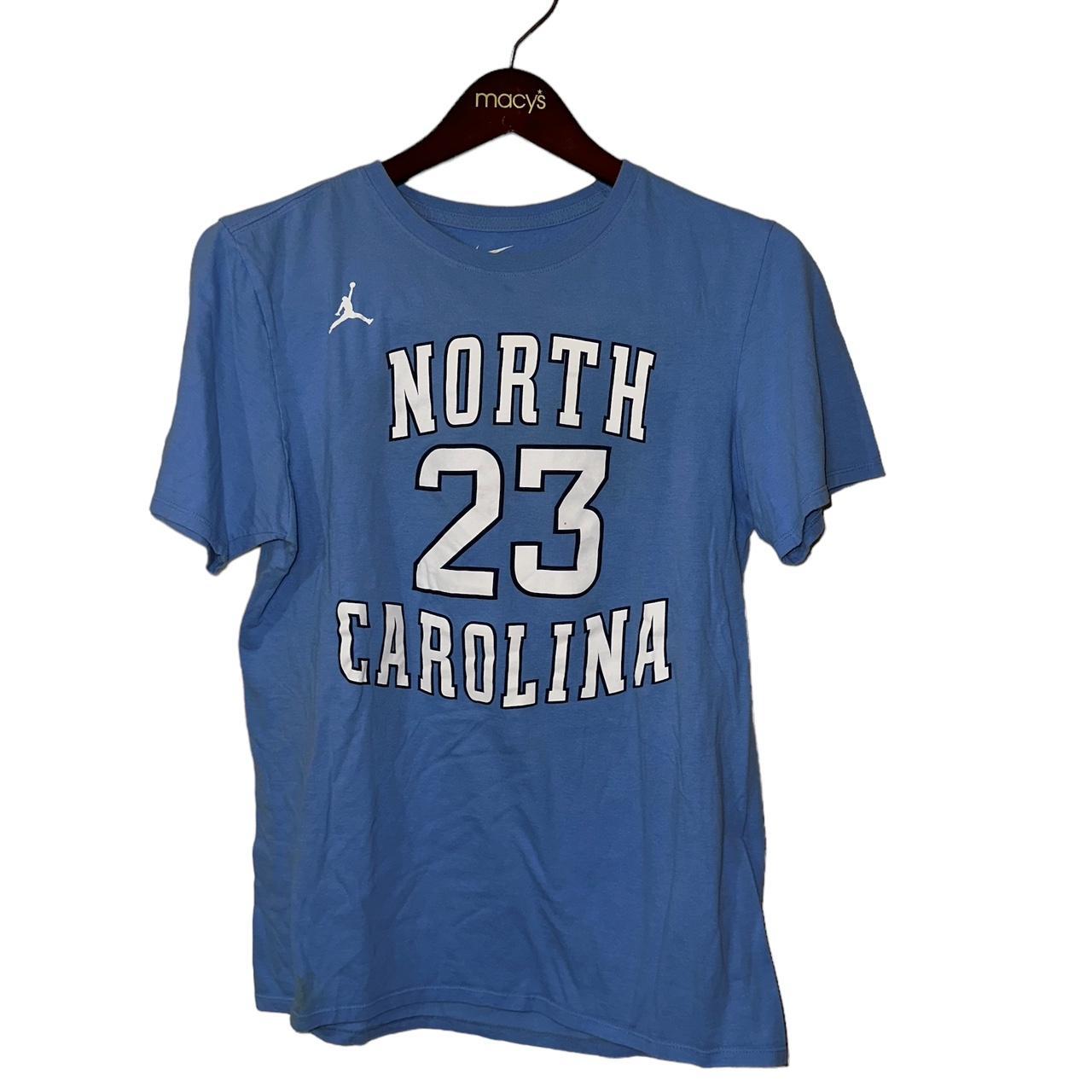 Nike North Carolina Tar Heels Michael Jordan Jersey T Shirt Mens