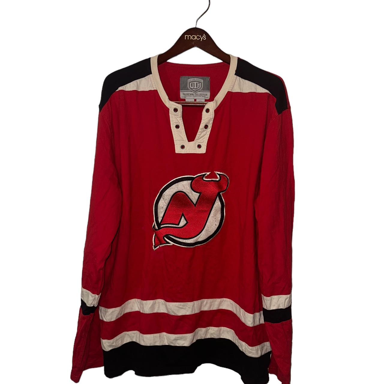 NJ Devils “Old Time Hockey” Collection zip up - Depop