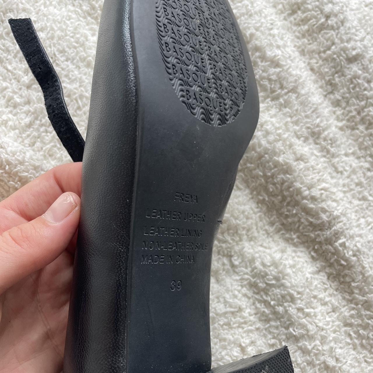 Black ballet kitten heels Fit size 9 Instant buy... - Depop