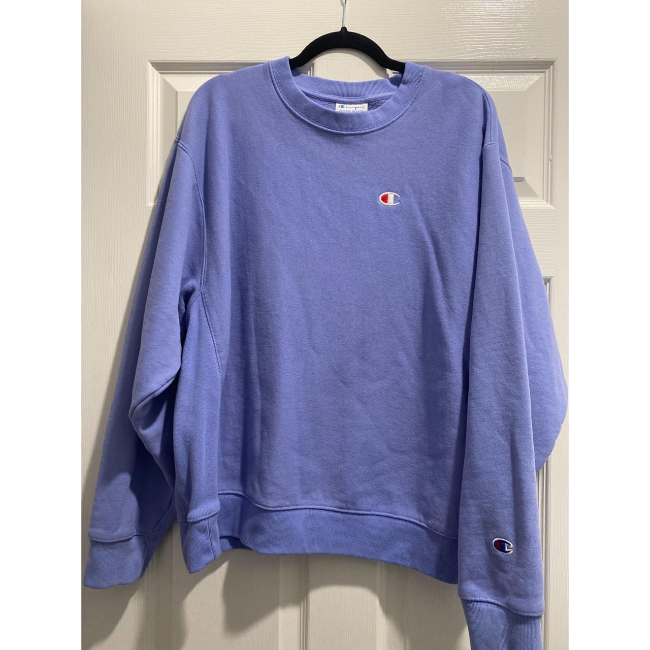 Champion crewneck hot sale baby blue