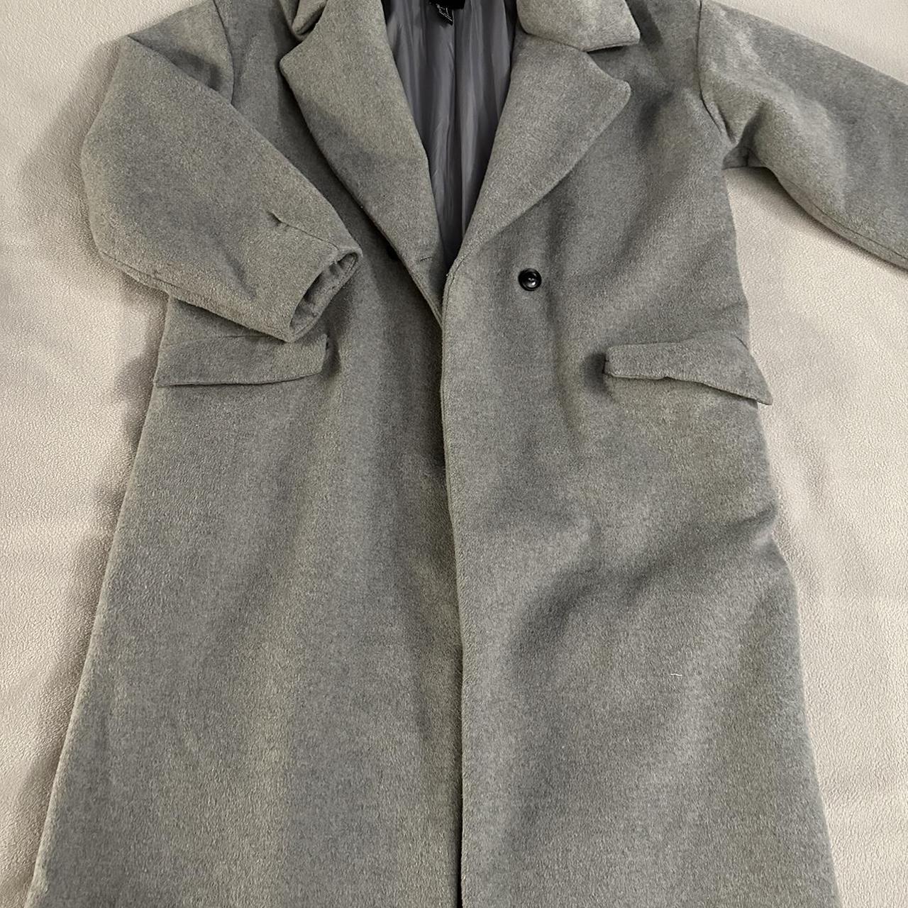 Forever 21 grey top coat