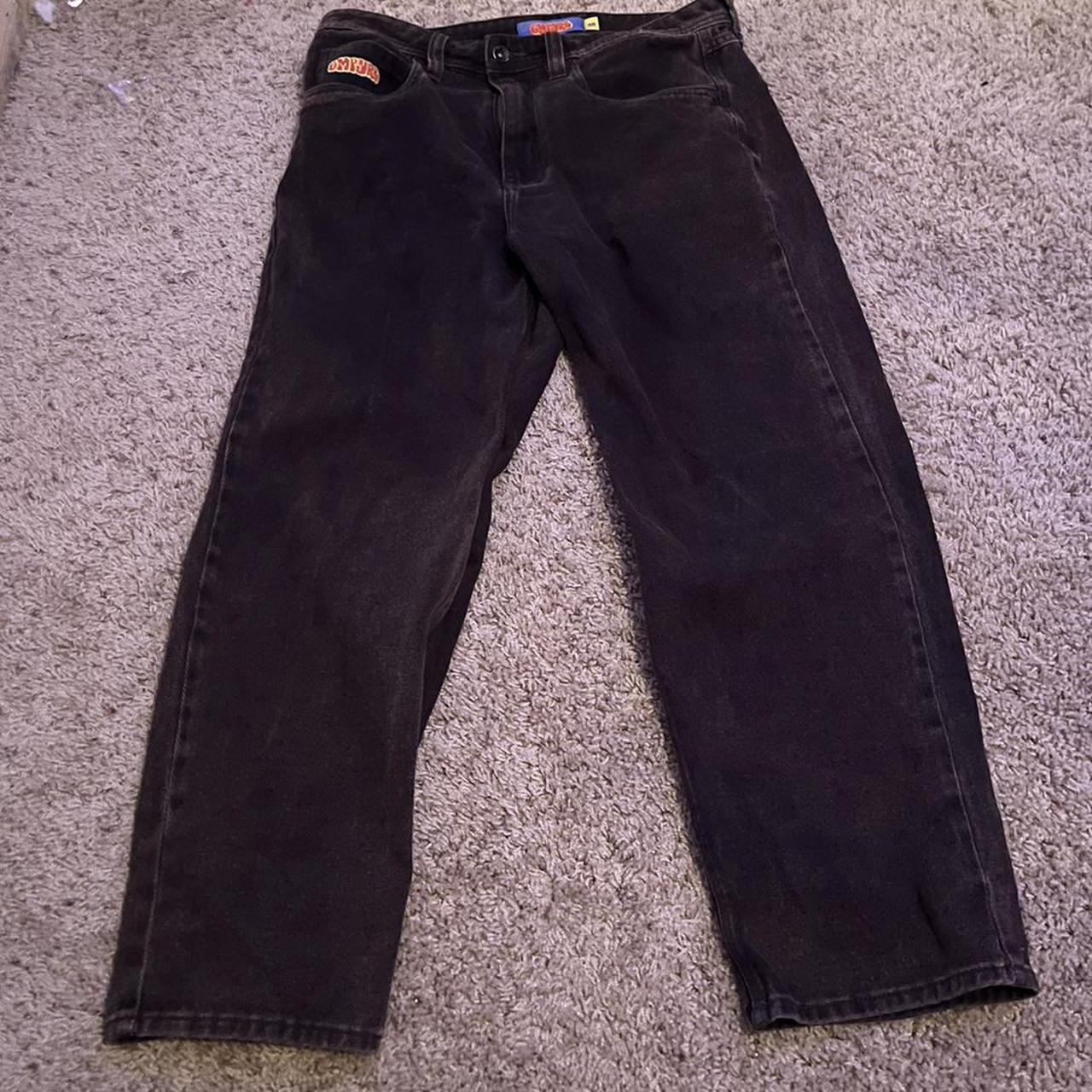 Baggy brown empyre jeans Great condition Waist Size... - Depop