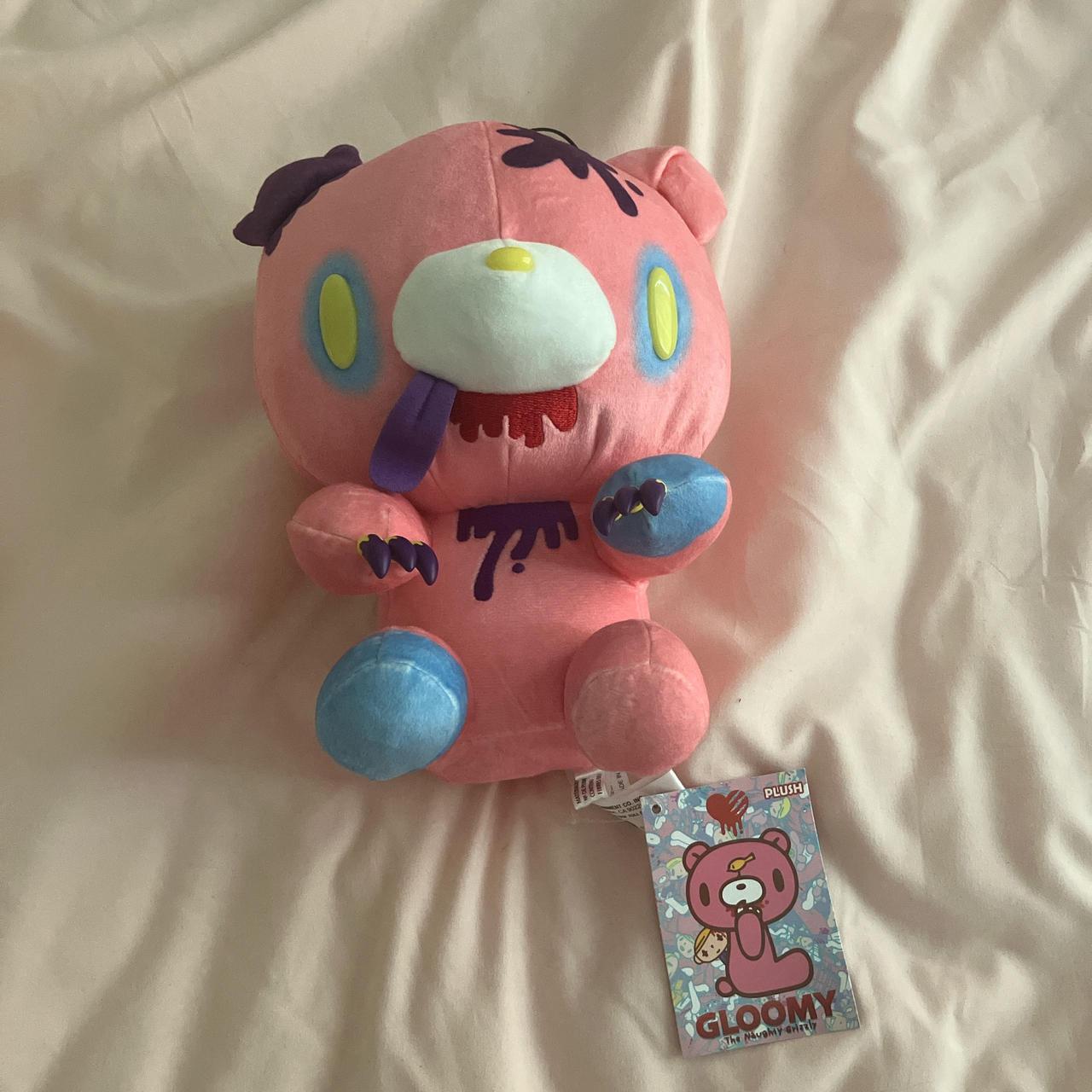 gloomy bear plush pink with tags #kawaii #gloomybear... - Depop