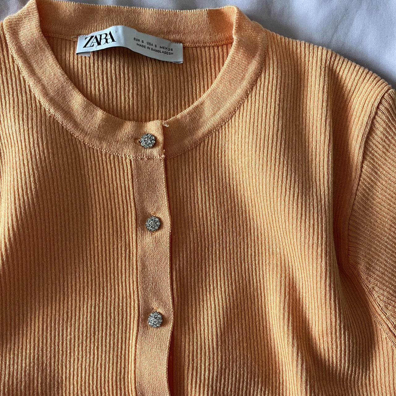 Zara camel outlet cardigan