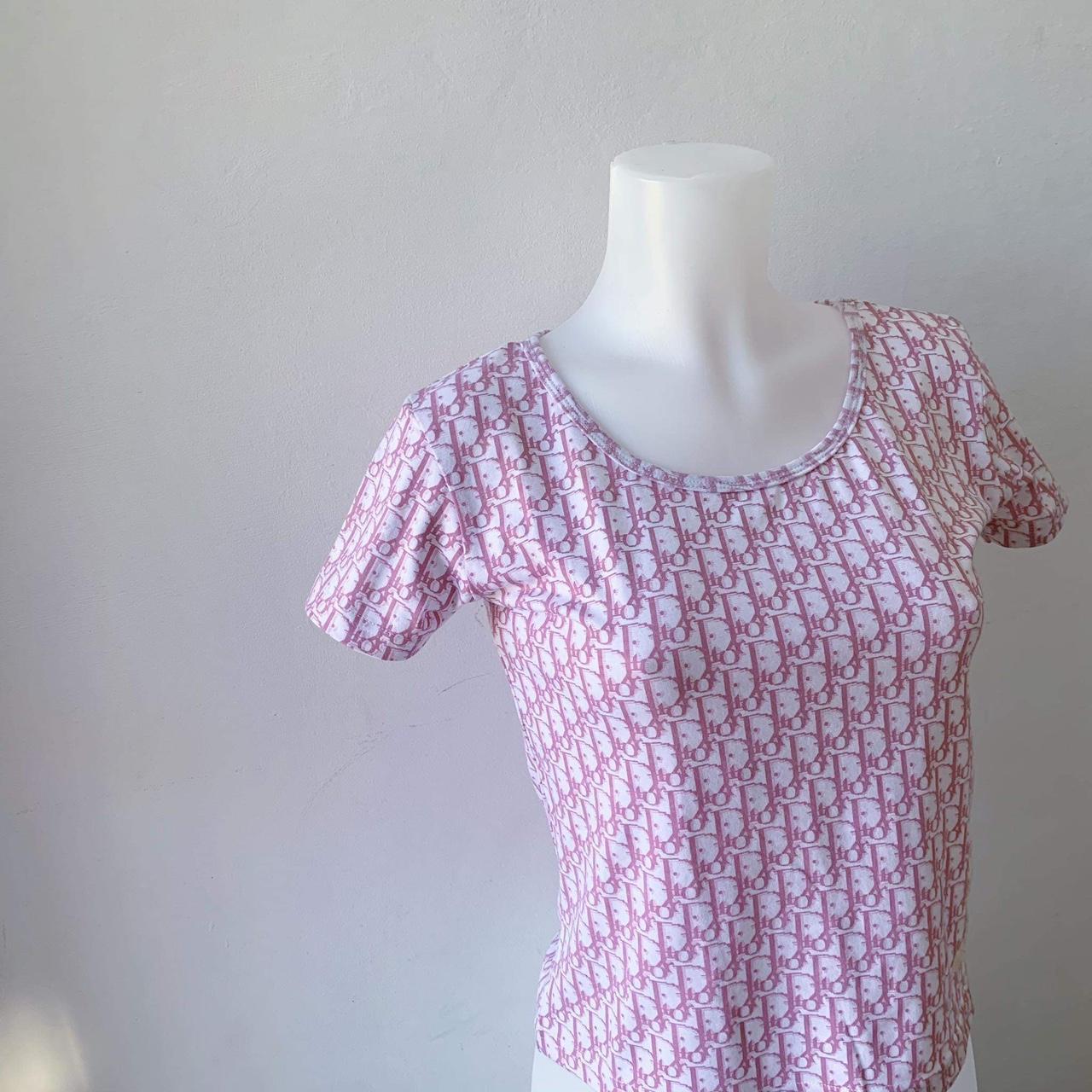 Authentic Vintage Christian Dior pink monogram Shirt - Depop