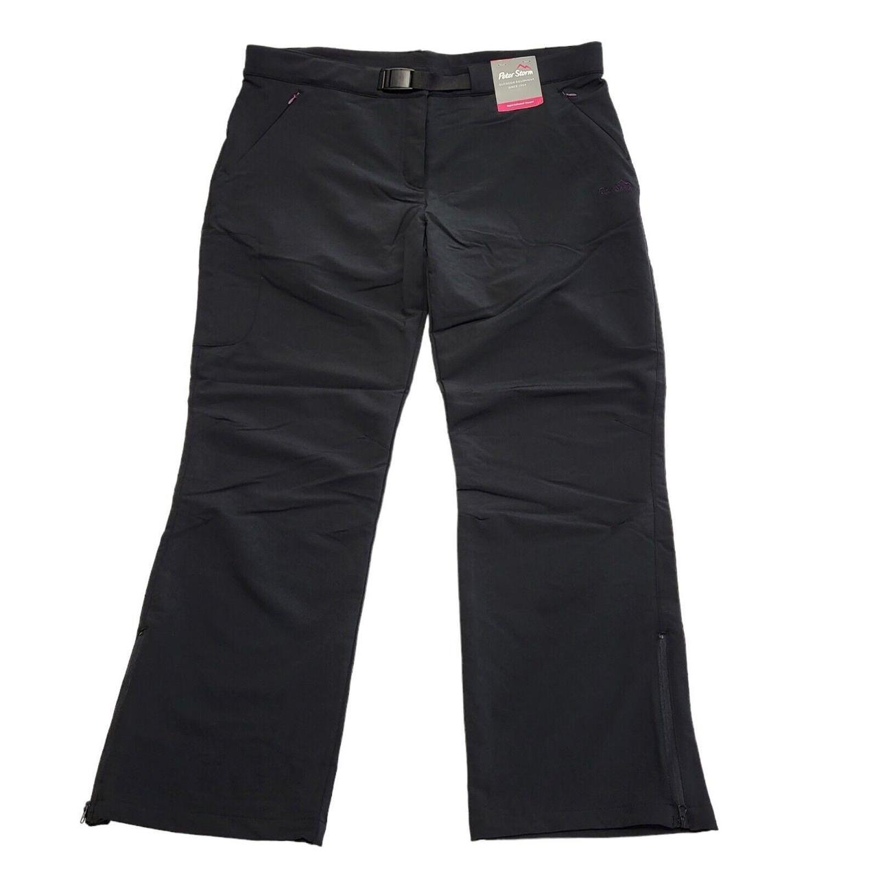 Peter Storm BNWT Black Belted Womens Trousers UK 20... Depop