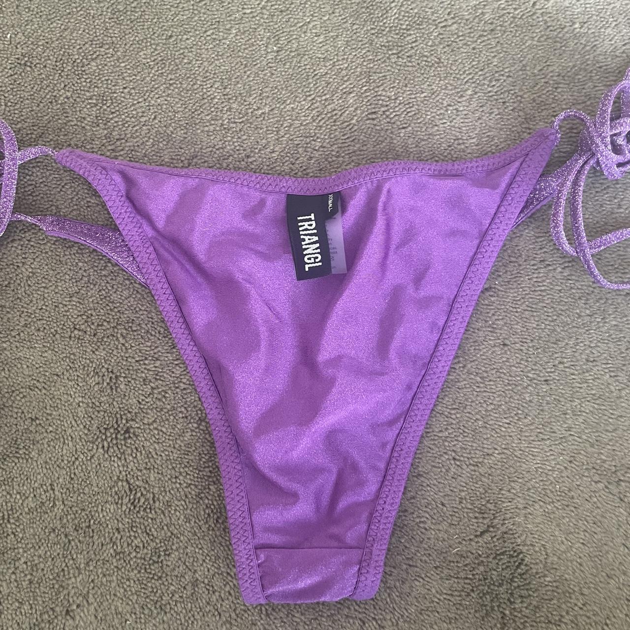 Triangl Bikini Purple Vinca TOP XS BOTOTMS XXS Depop