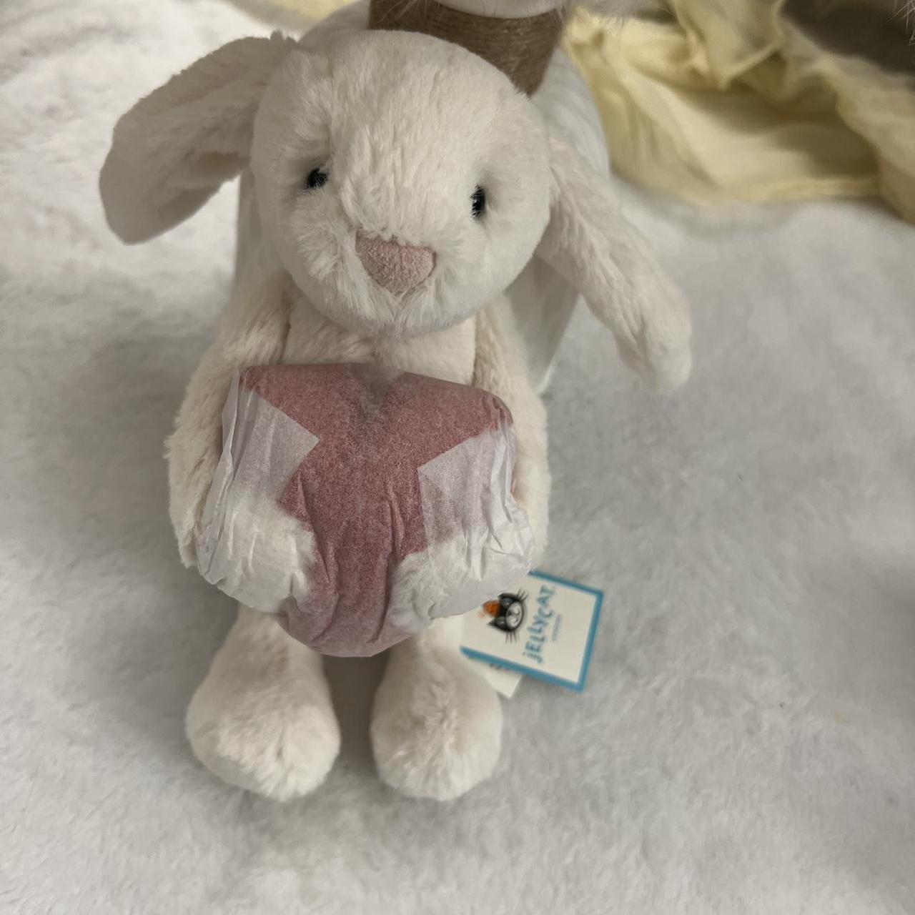 Red Love Heart Bunny Small - Depop