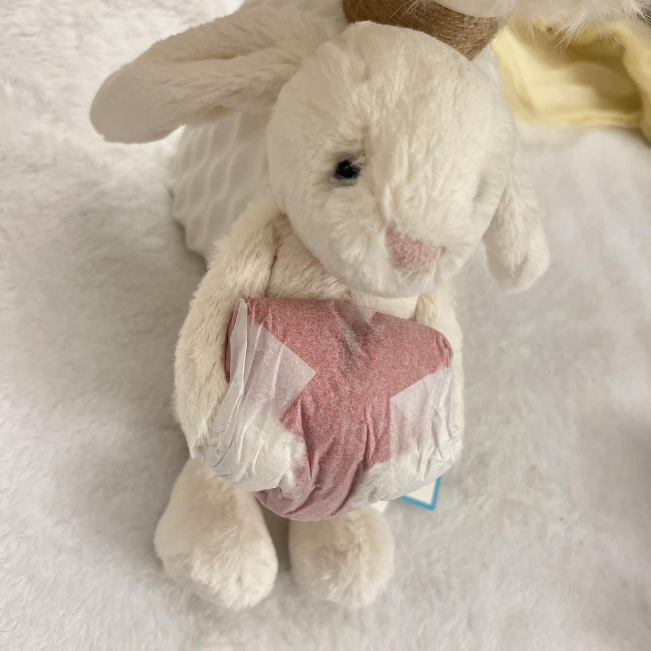 Red Love Heart Bunny Small - Depop