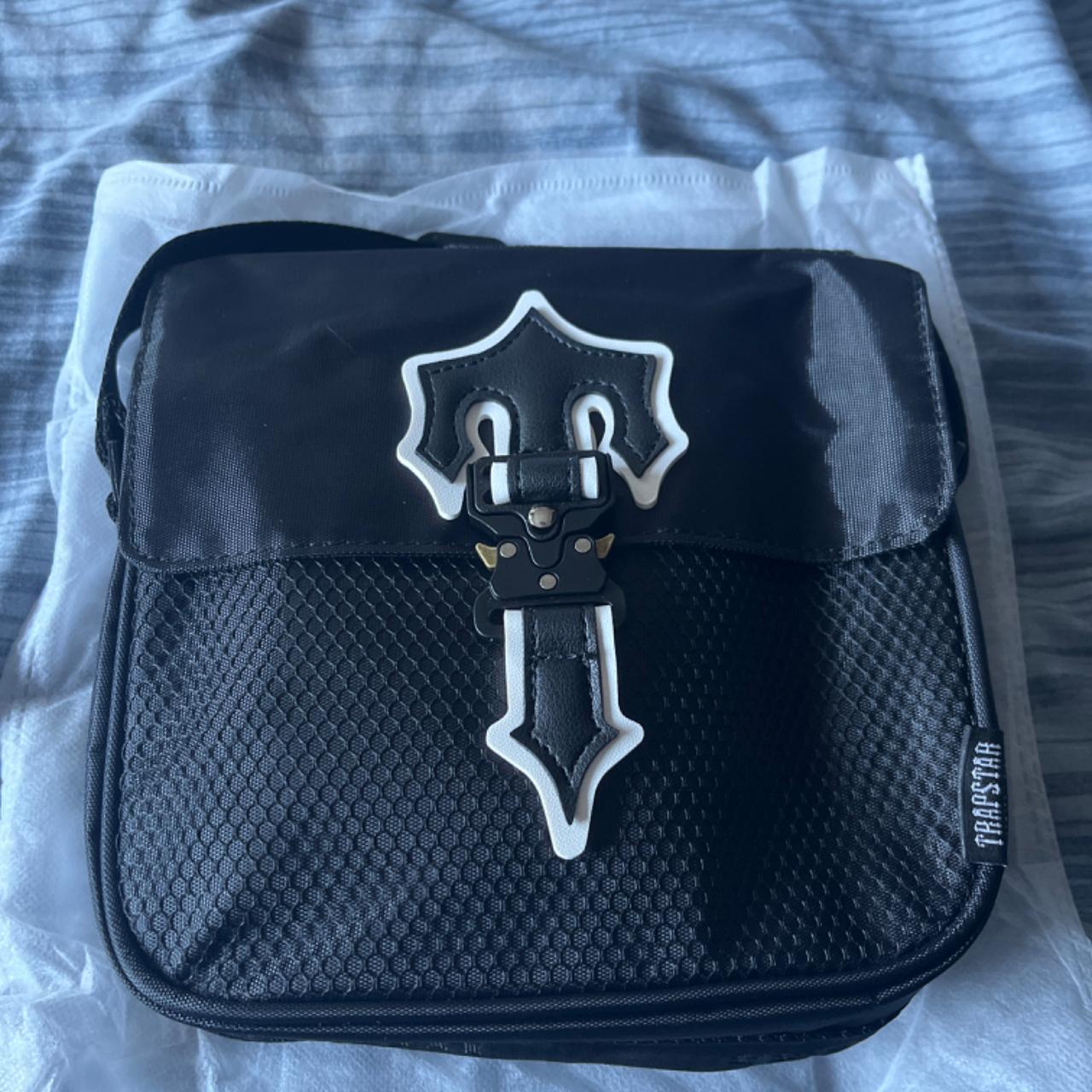Trapstar Men's Black and White Bag Depop