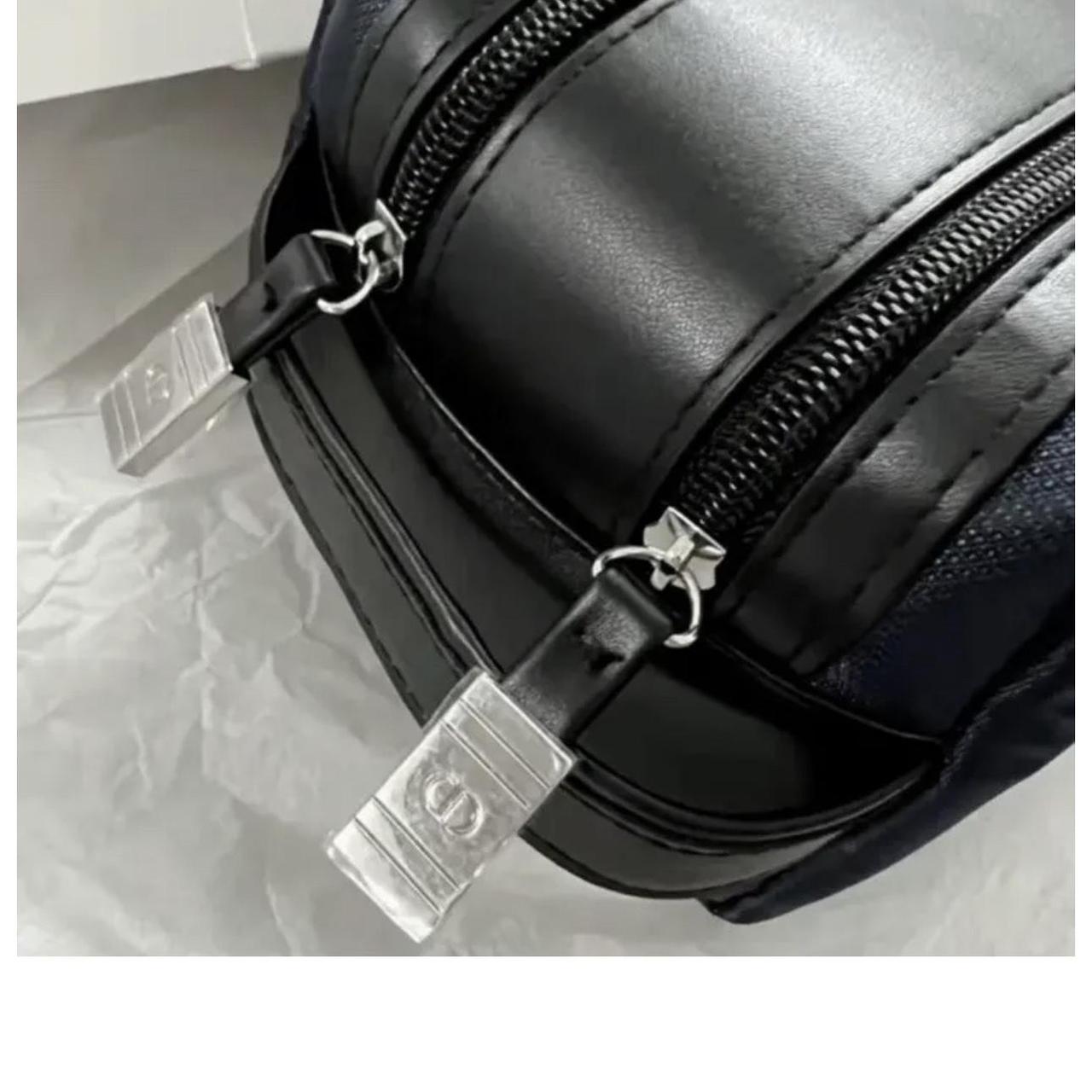 DIOR NAVY BLUE store BLACK TOILETRY BAG