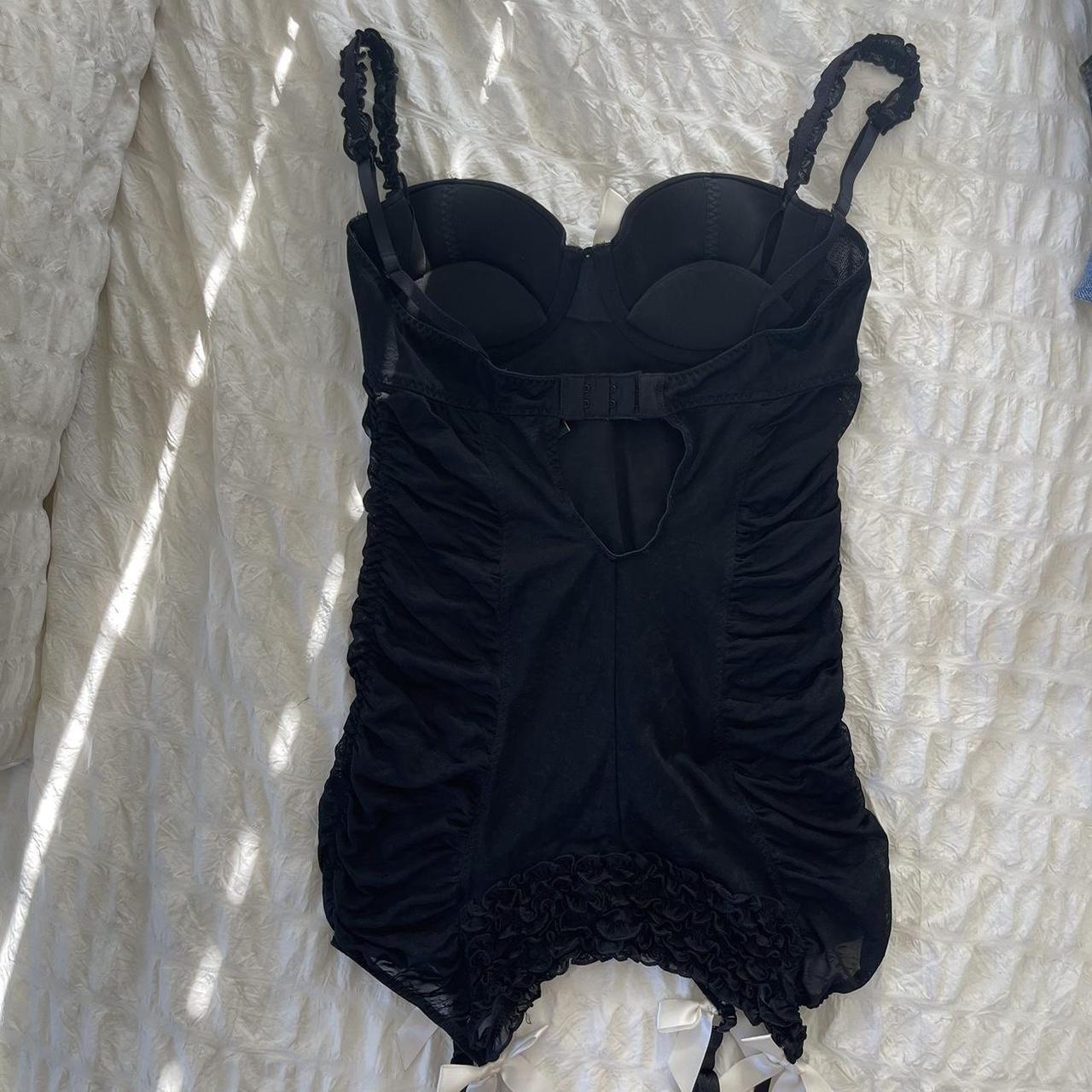 VICTORIA SECRET coquette crème and burgundy - Depop