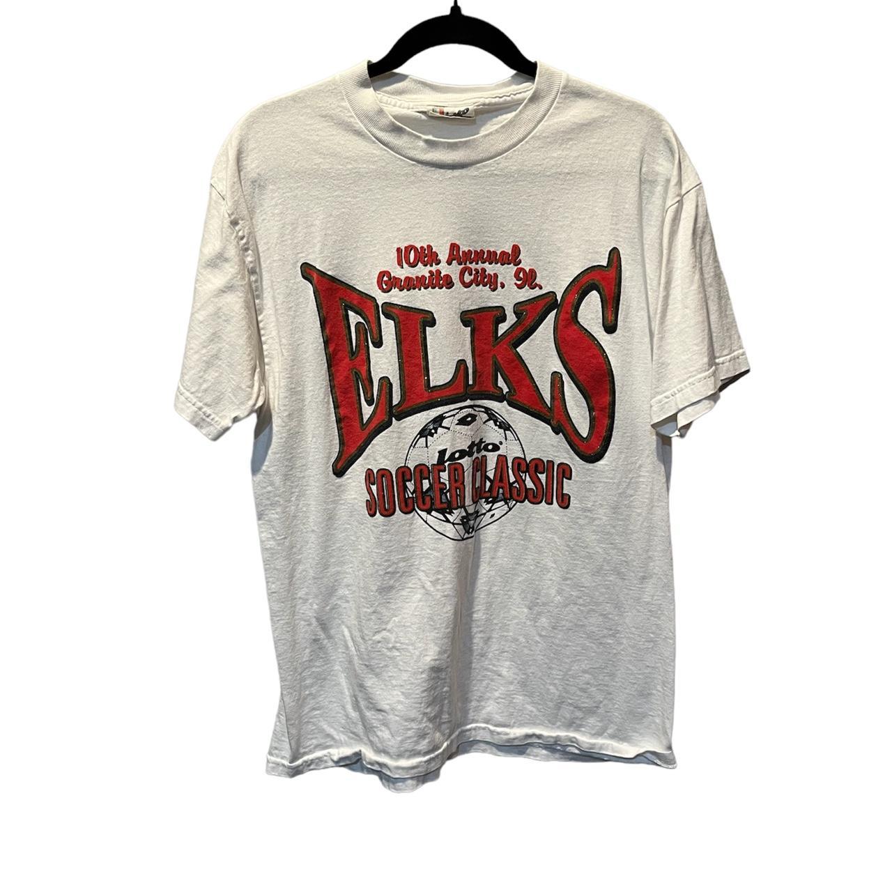 Lotto Men's White and Red T-shirt