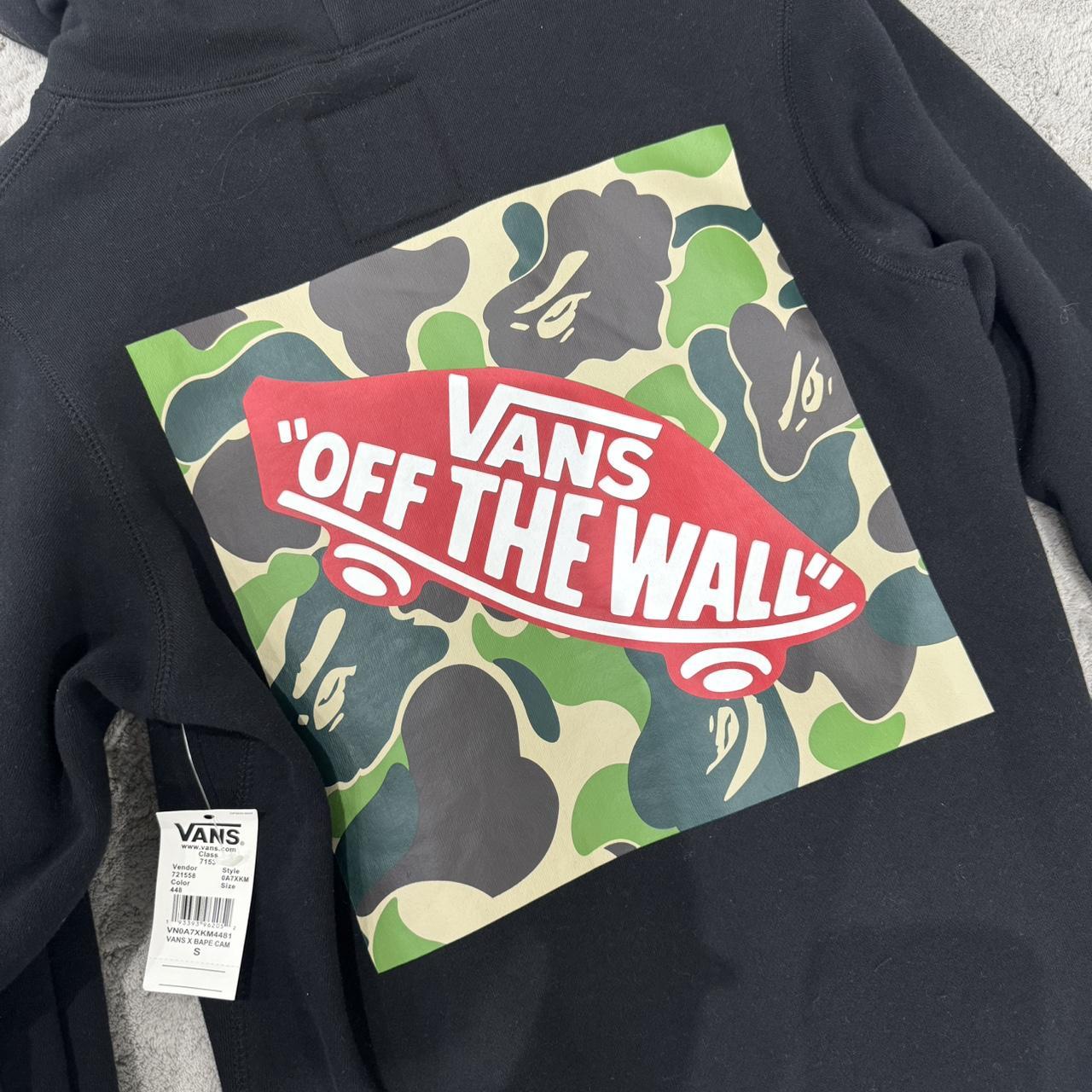 A Bathing Ape x Vans Hoodie Brand New with Depop