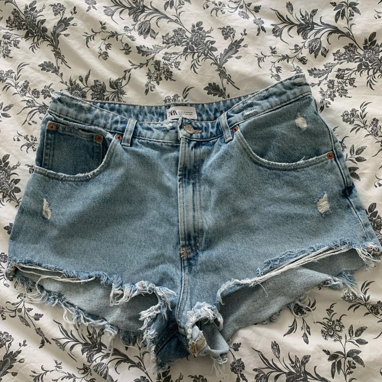 Zara Men's Blue Shorts | Depop