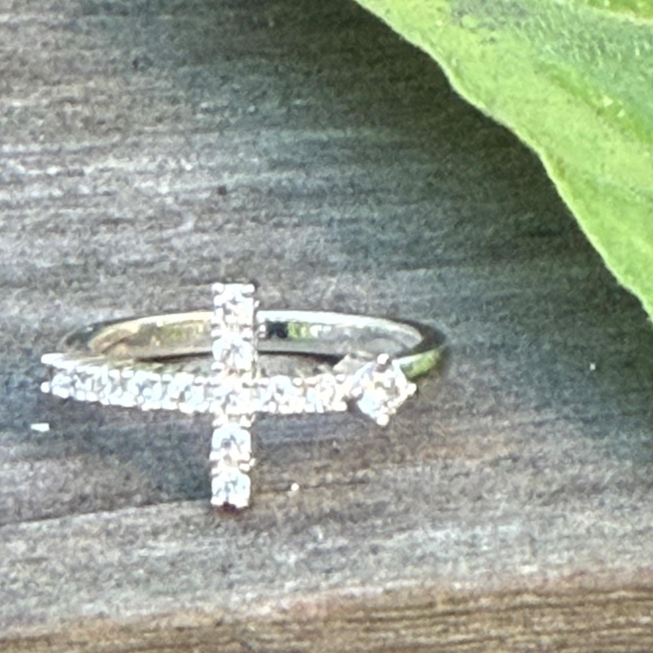 Source Unknown Women's Ring - Silver/Gold – Gorge… - image 3