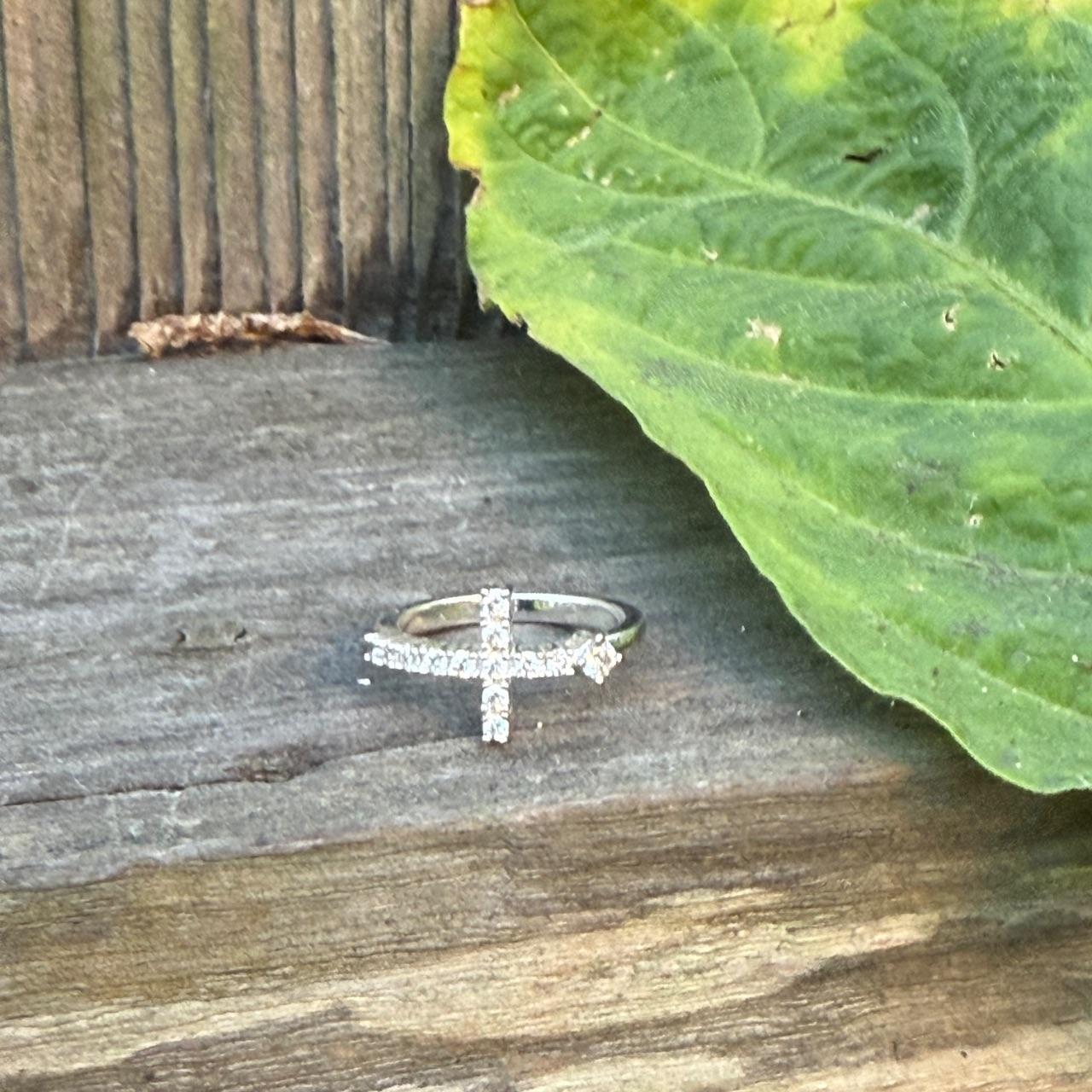 Source Unknown Women's Ring - Silver/Gold – Gorge… - image 2