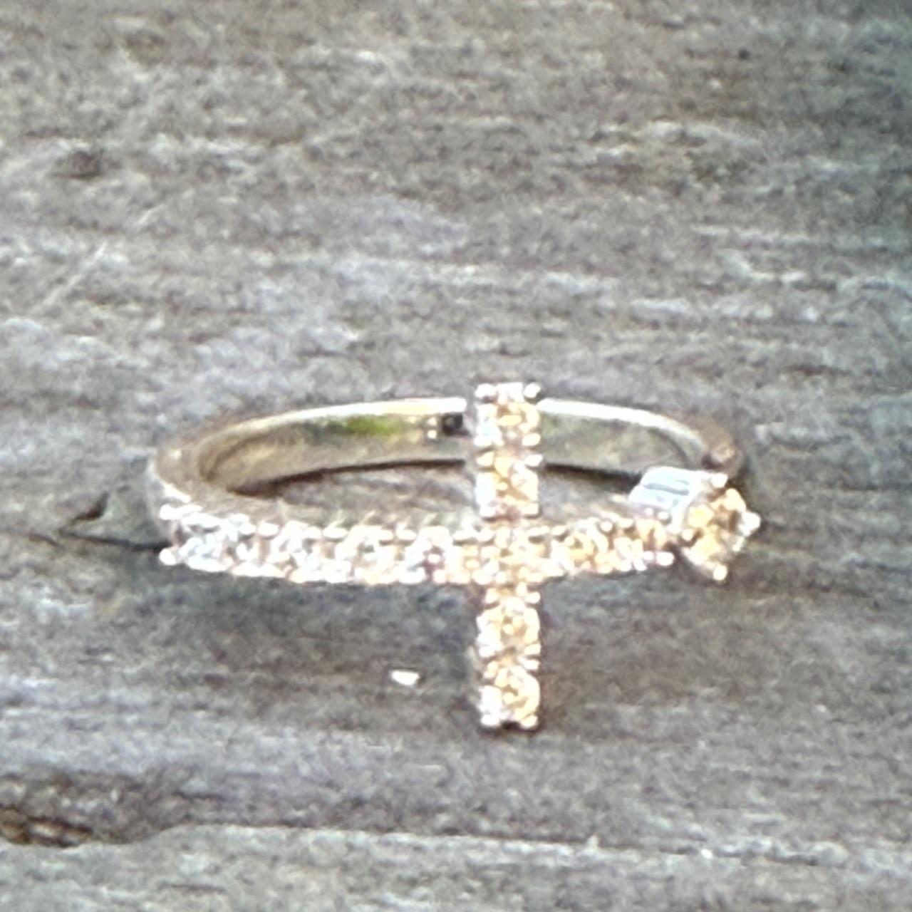 Source Unknown Women's Ring - Silver/Gold – Gorge… - image 1