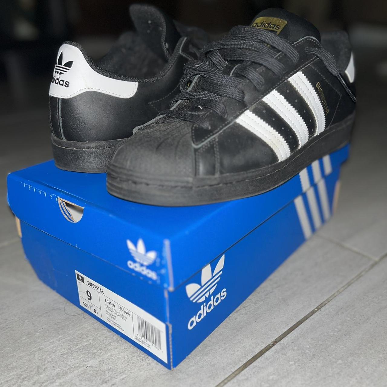 Adidas Superstars Size 9 Men I Wore These 5 Times Depop 5709