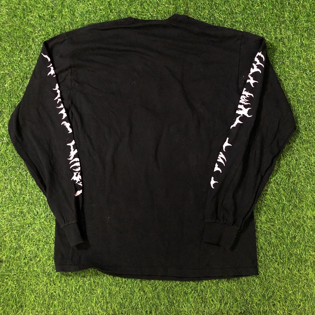 Black/Pink Lewd Complex Anime Long-sleeve Size: | Depop