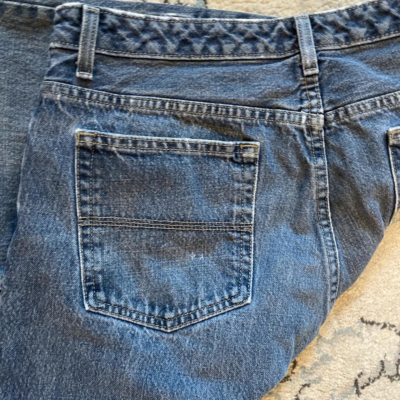 Van Heusen Men's Grey and Black Jeans Depop