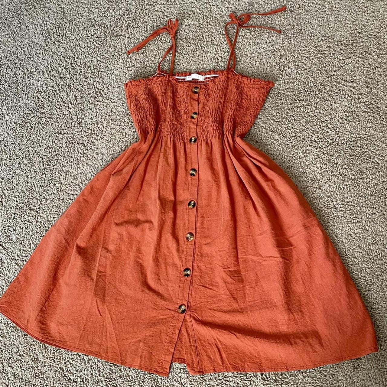 Romwe Women's Orange Dress