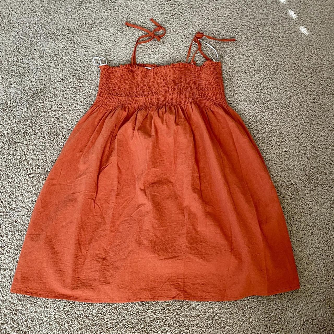 Romwe Women's Orange Dress (4)