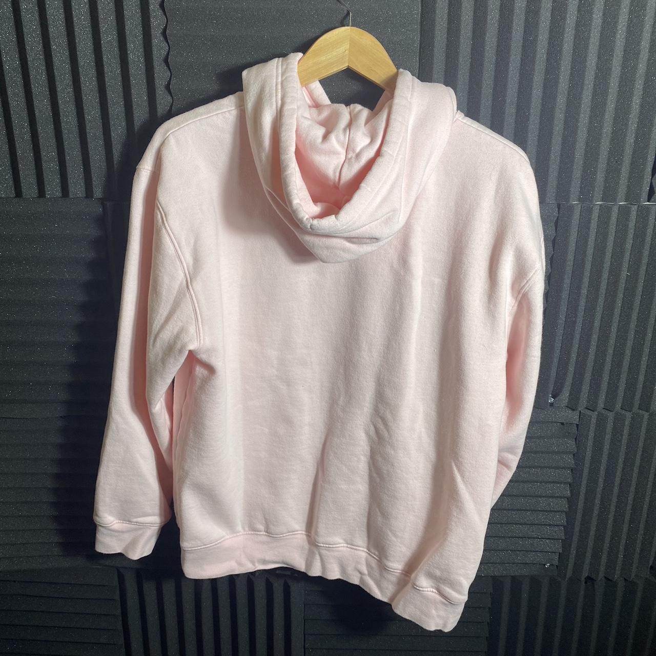 Disney Women's Pink and White Hoodie | Depop