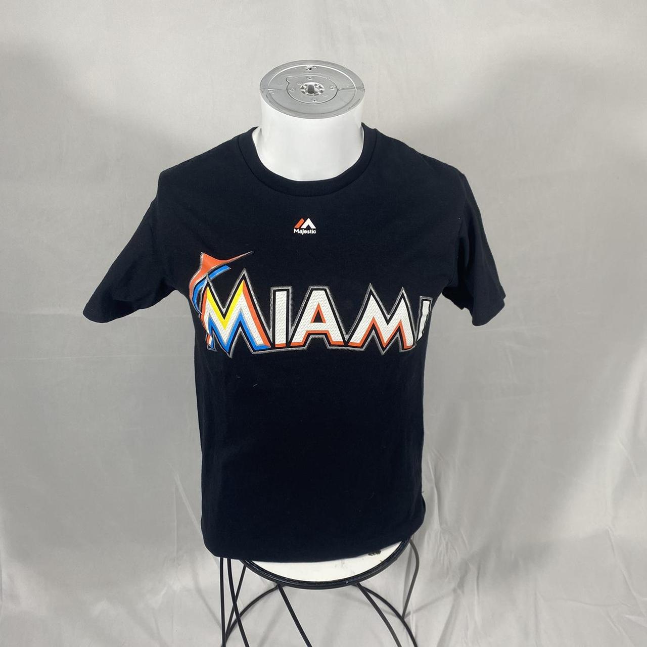 Majestic, Shirts, Majestic Miami Marlins Jose Fernandez Jersey