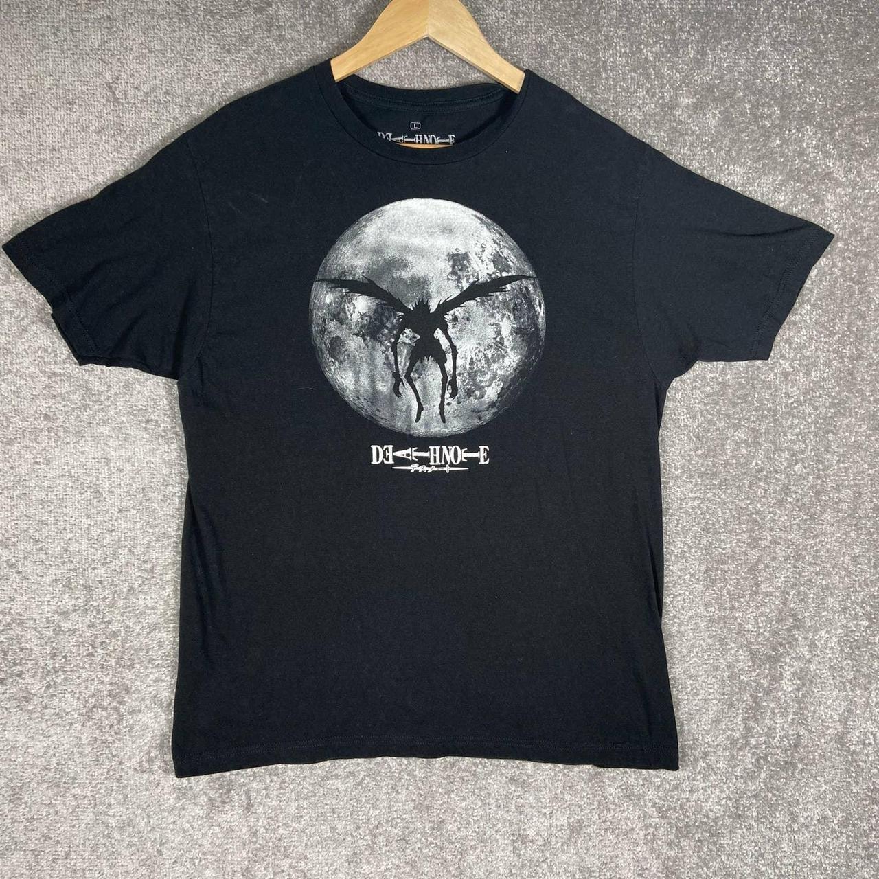 Death Note Ryuk Moon Anime Black Graphic Mens Large... - Depop