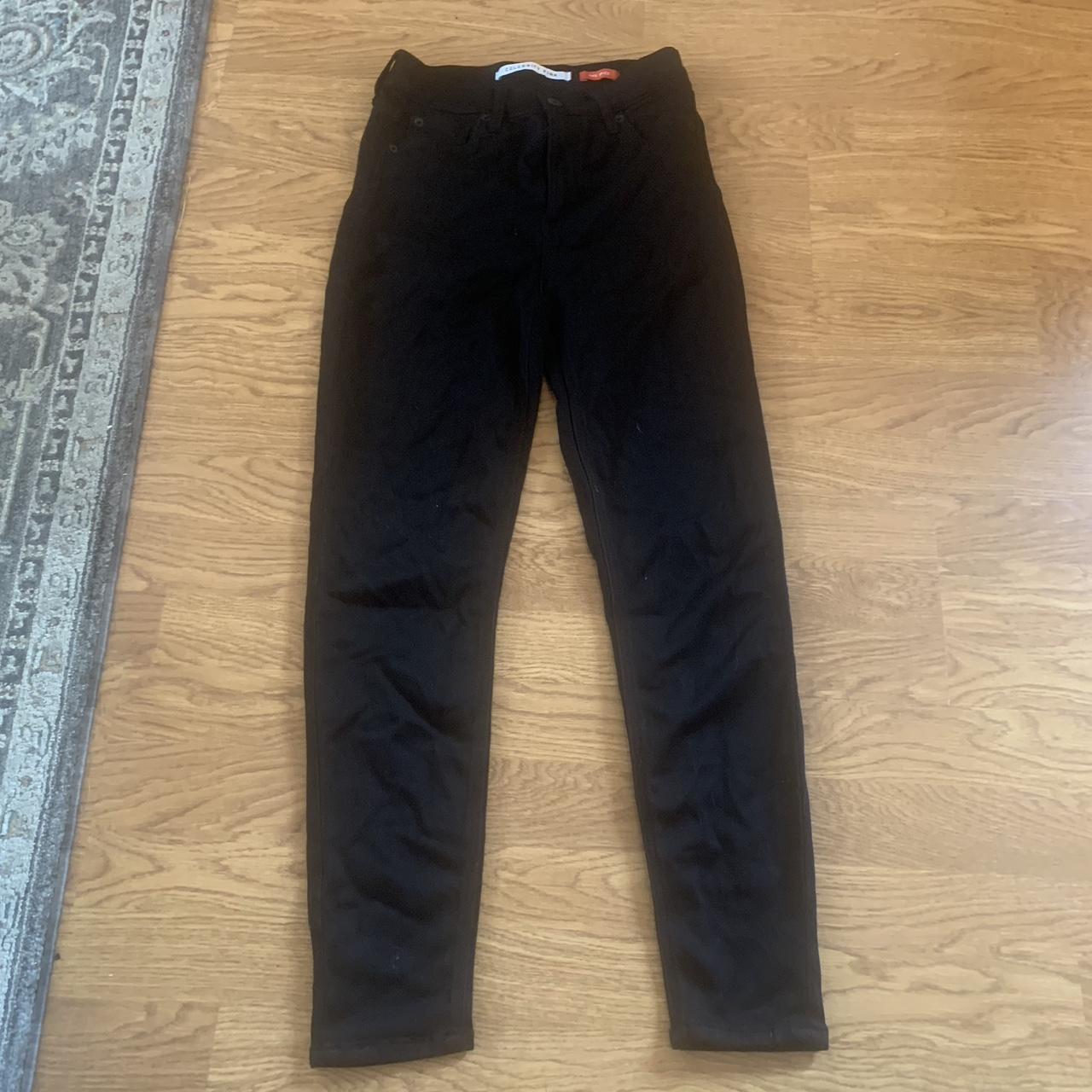 Black slacks, official size is a 5 but they fit like... - Depop